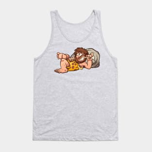 caveman relaxing Tank Top